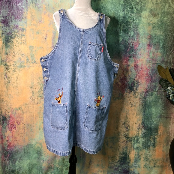 Pooh Dresses & Skirts - 🐯🐯 Pooh Cute embroidered Woman Jumper Dress 🐯🐯